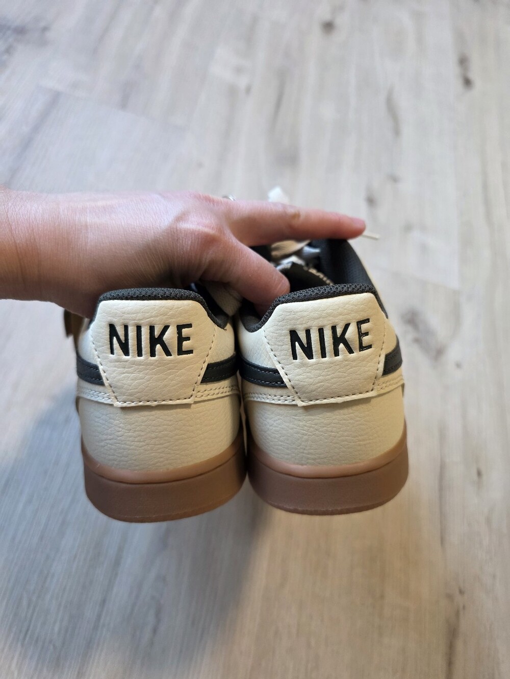 Nike Court Vision Low Light Khaki Gum HV4506-200 Size 12 - Picture 7 of 10